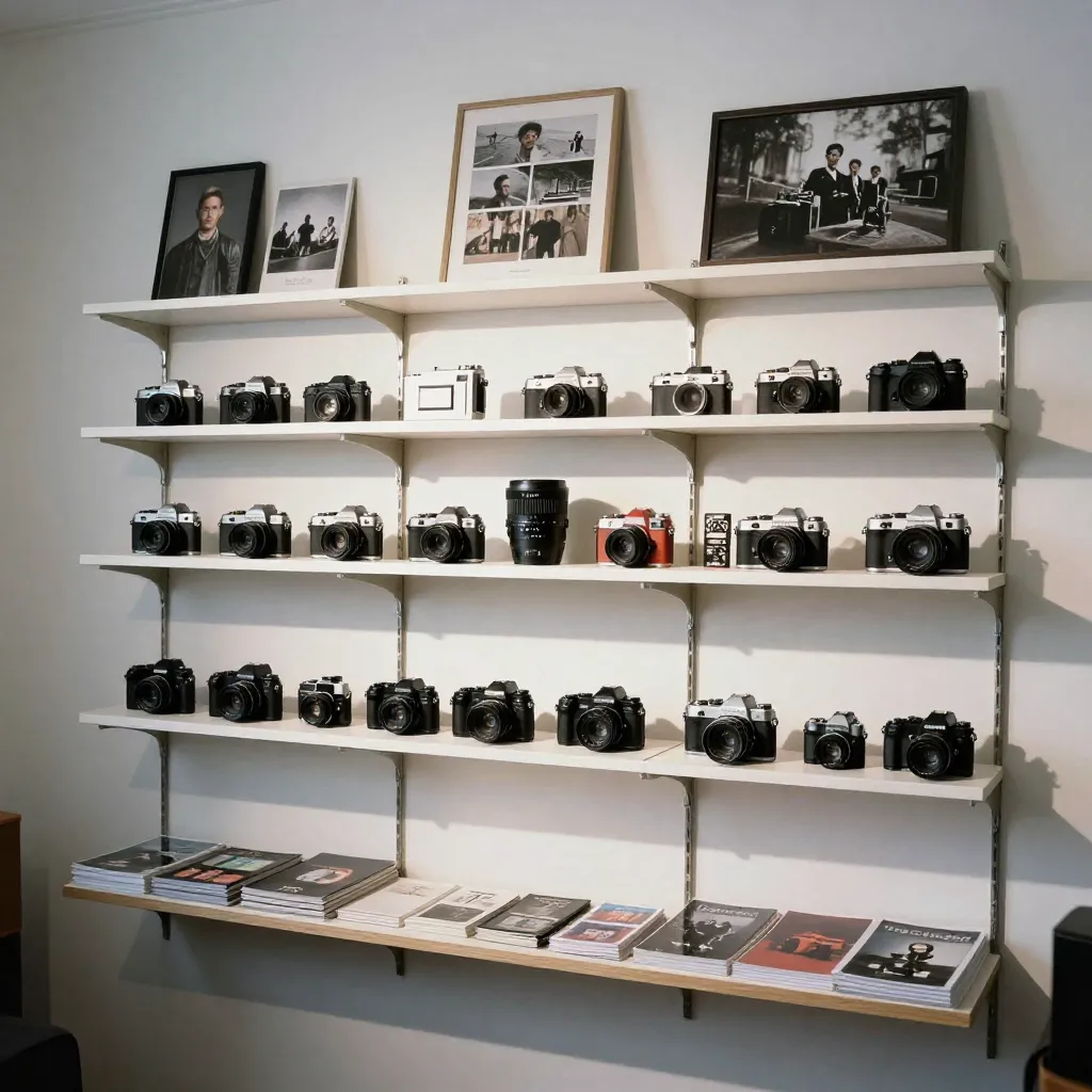 Vinyl record display system